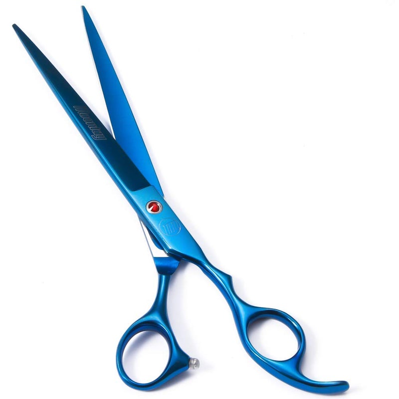 Moontay Professional Dog Scissors Set - 7/8 Inch Pet Grooming Shears, Chunkers, Curved and Thinning Scissors With Comb - Image 2